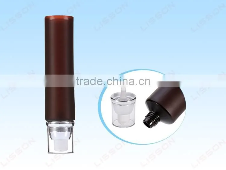D35mm Face Cream Cosmetic PE Tube with Airless Pump