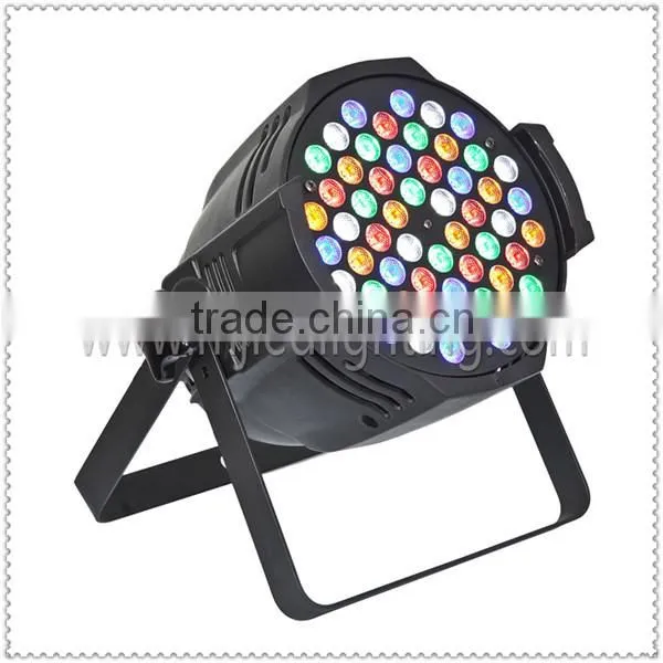 Five colors die-casting 54 3w RGBWA led par light par 64 led