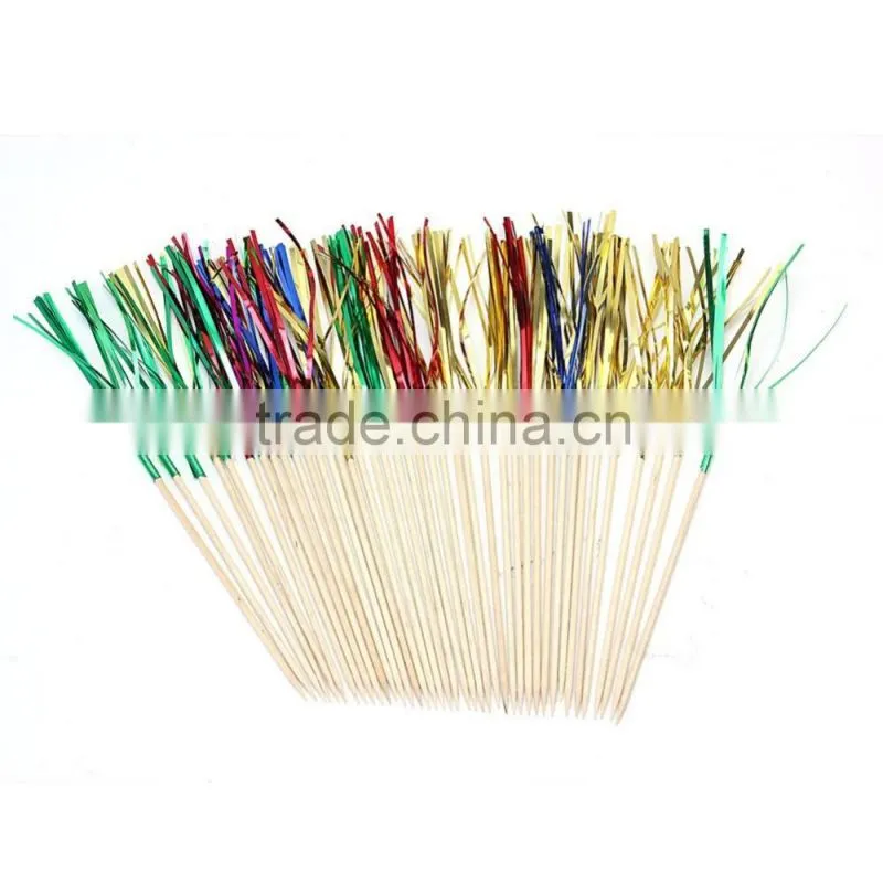 Party supplies cocktail fruit wooden decorative picks