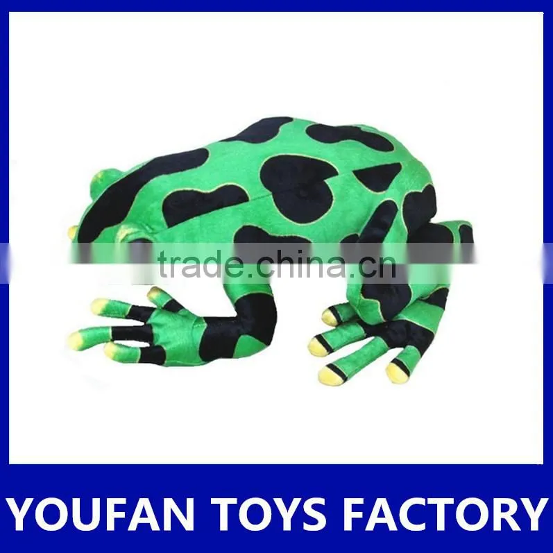 yiwu toys stuffed plush land animal frog