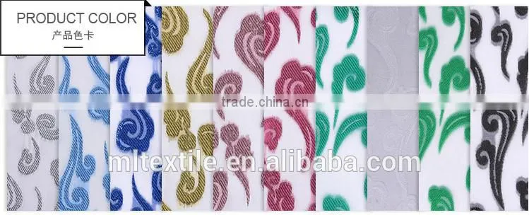 design fabric curtain for door/curtain fabric/polyester jacquard fabric
