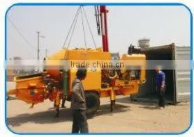 2015 HBT1506-JZC350 Concrete Mixer With Pump with diesel engine