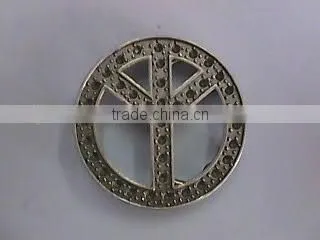 Fashion metal designer gold plate belt buckles