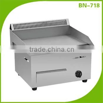 Catering Equipment Supplies Stainless Steel Kitchen Industrial Gas Grill Griddle For Hamburger BN-720