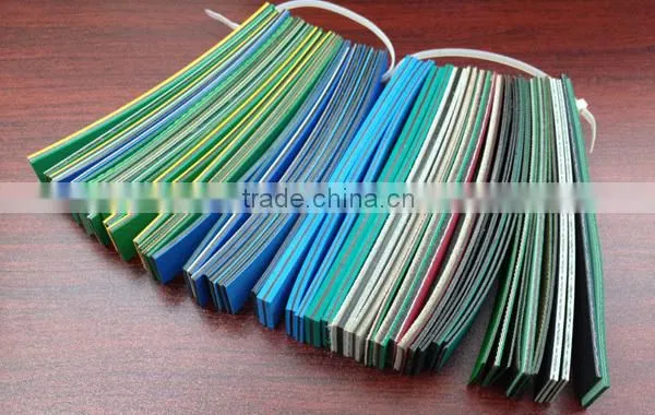 2.0mm green/green timing belts rubber NBR transmission belt knitting machine conveyor belt