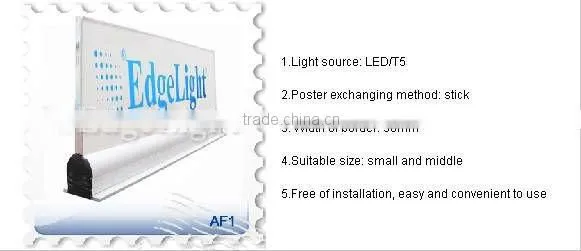 NEW Edgelight AF1 Aluminous frame RGB desk type double side light box
