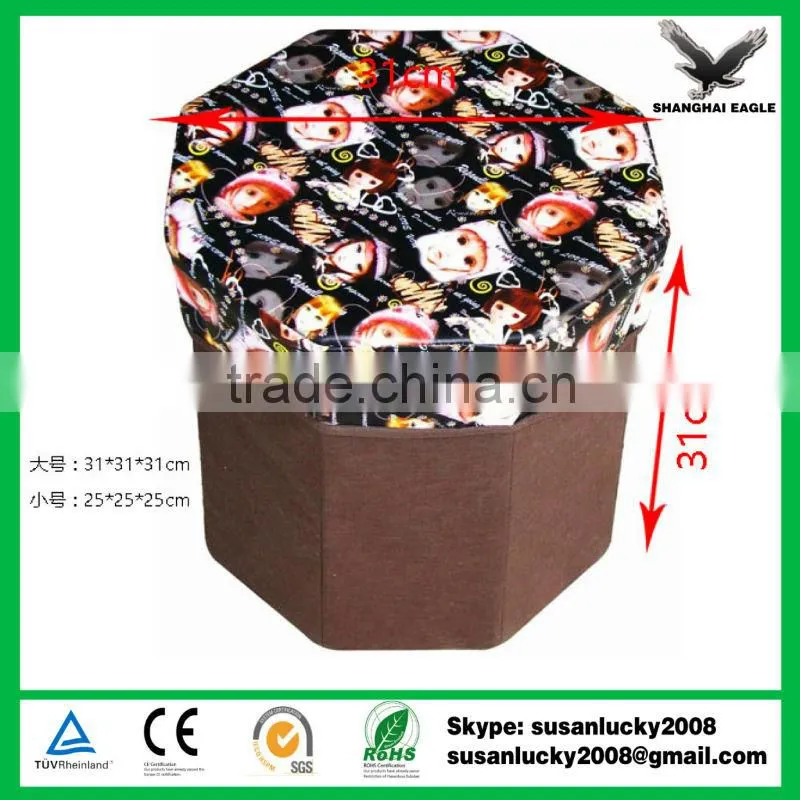 Home Colorful Multi-function Storage Stool with Logo Printed (diectly from factory)