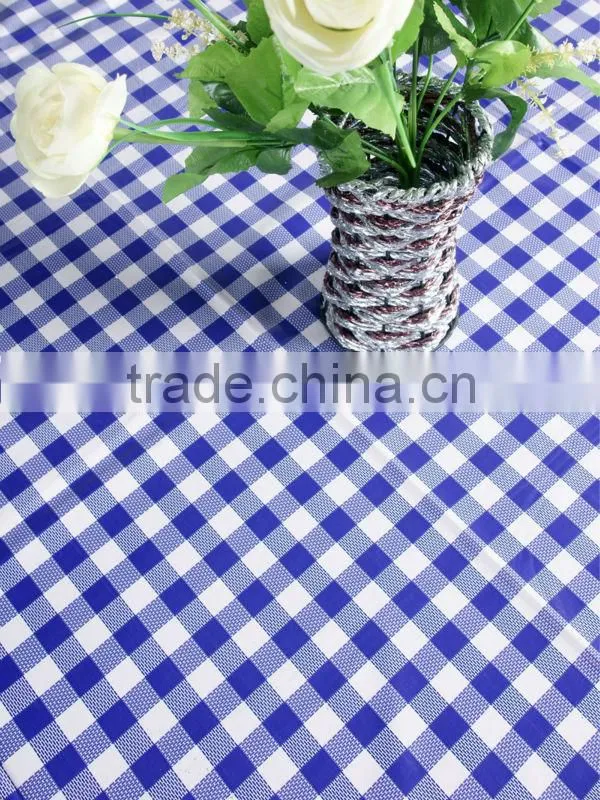 Different backing flannel tablecloth/ PVC with non-woven tablecloth
