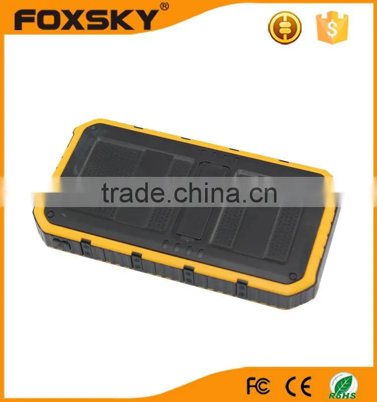 Wholesale solar power bank Li-polymer 8000mah battery power bank charger