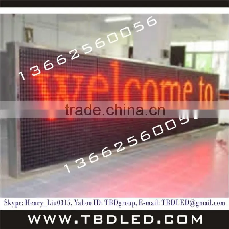 P10 Factory supply high quality full color led display sign