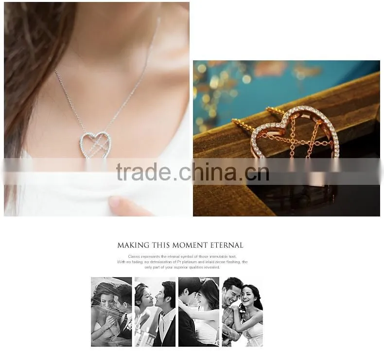 silver heart necklace