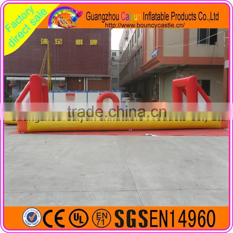 High quality PVC inflatable football field inflatable soap soccer for sale