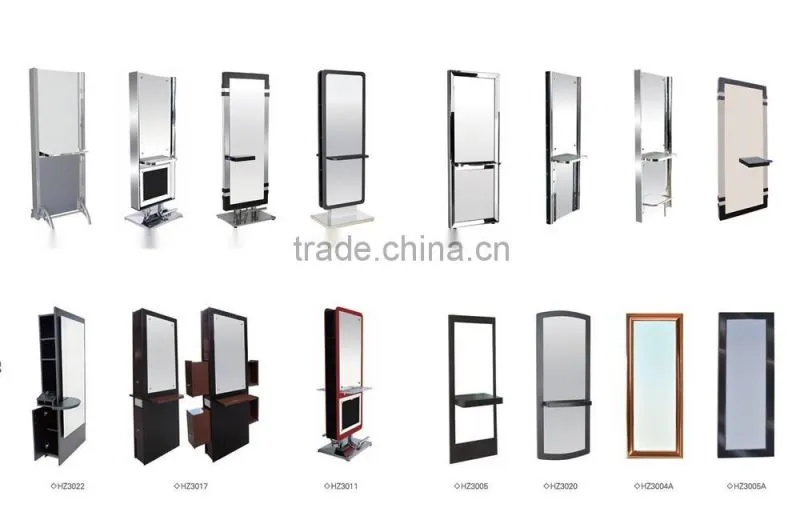 2015 HONGZI Simple and Decent European Style Hair Salon Mirrors
