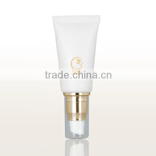 Pump White cosmetic tube