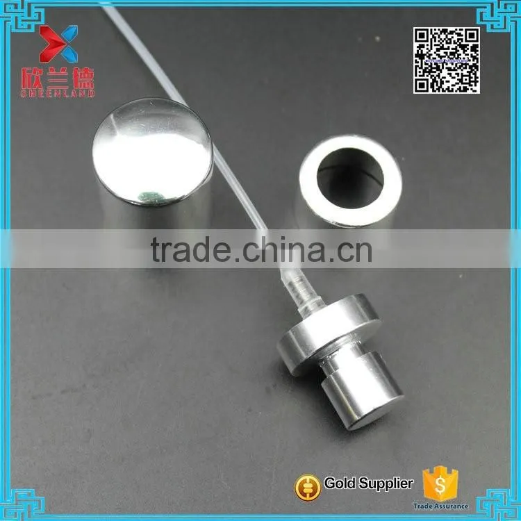 2016 Promotion free sample perfume aluminium spray pump