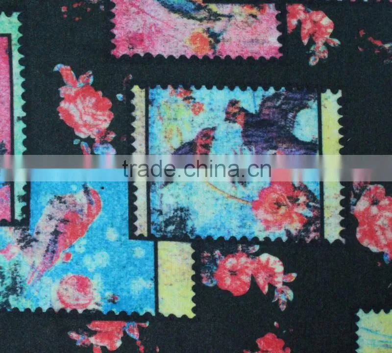 Chenying textile popular custom digital grid printed fabric