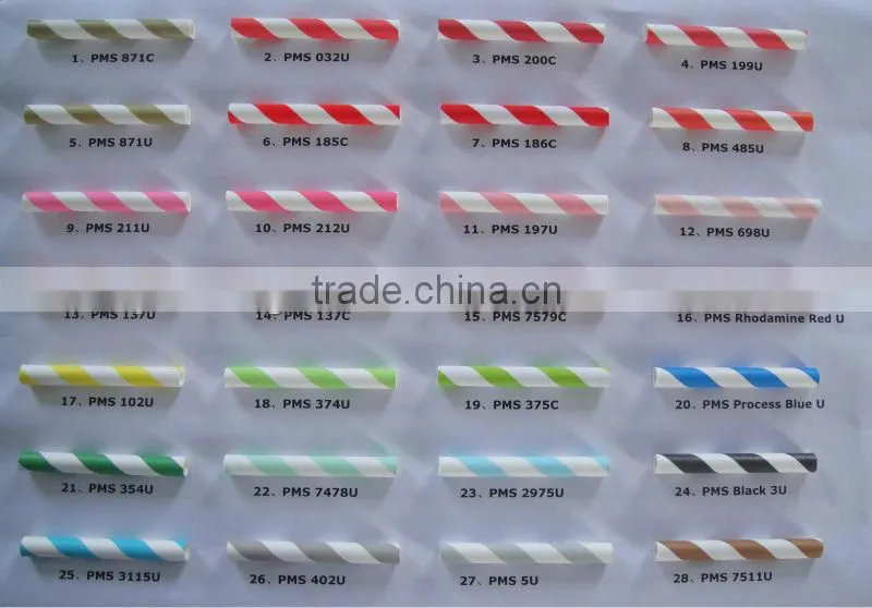 Factory Directly Supply - Eco Paper Straw - USD0.019/pc Only!