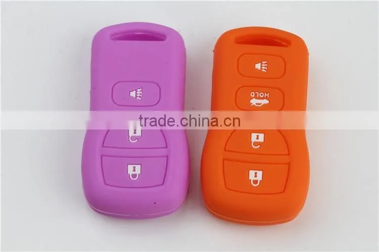 2016 China Manufacturer Cheap 4 Bottons Protective Soft and Durable Silicone Car Key Cover