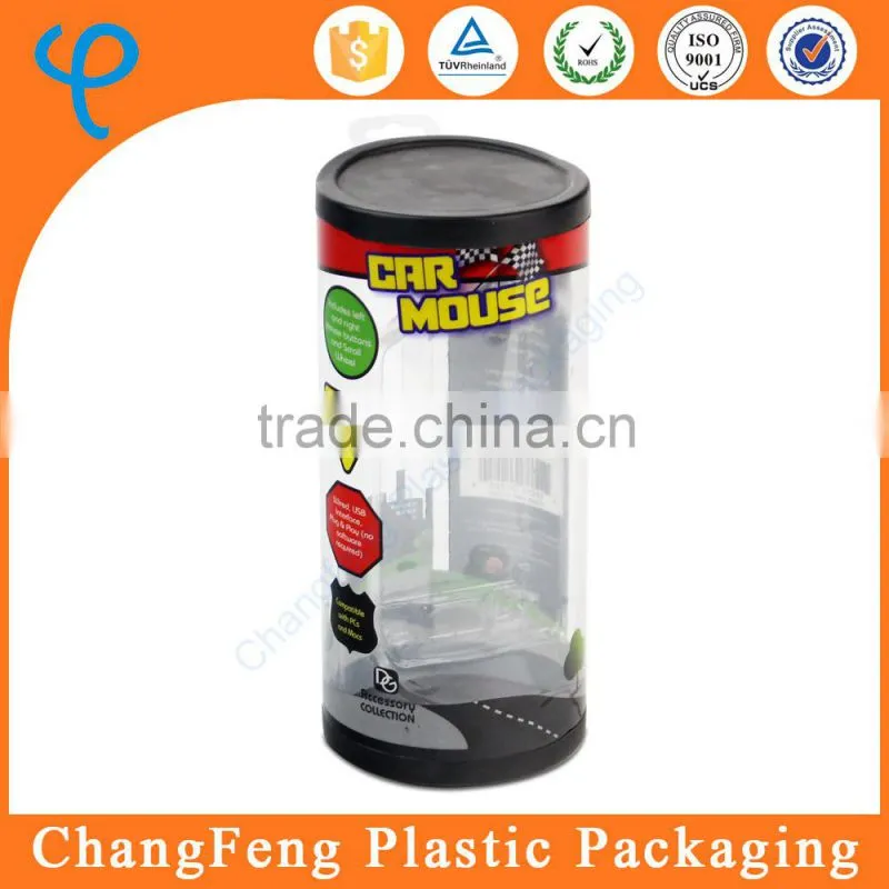 Customized Wholesale Round Plastic Packaging Box for Toys