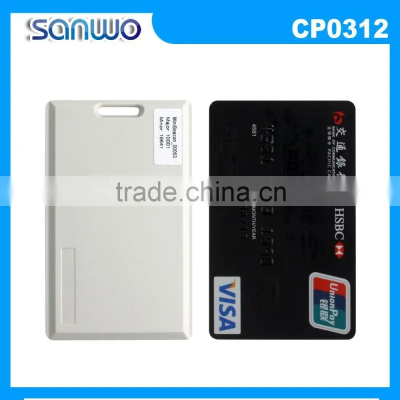 Card Beacon with iBeacon & Eddystone Tech bluetooth4.0 module
