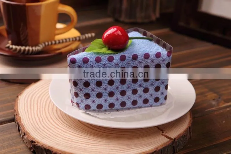 Wholesale Soft Cotton Lovely Tiramisu Cake Towels Party Gifts wedding favors towel