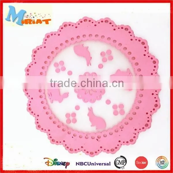 Promotional rubber anti-slip beer mat/custom soft pvc coasters