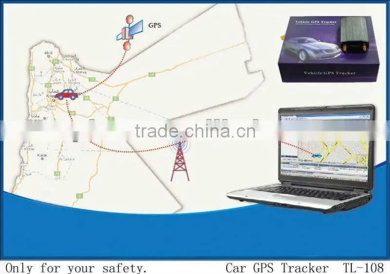 TL-108 car GPS tracker with guard against thief system