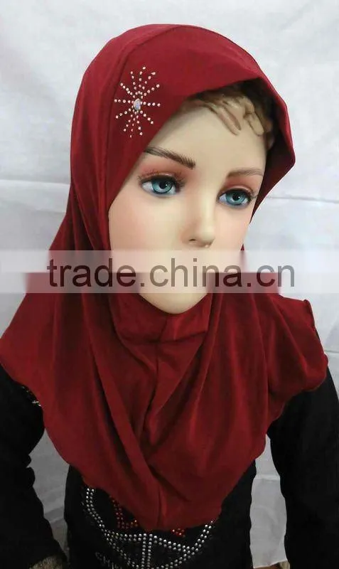 H095 small girl hijab,new style scarf hijab