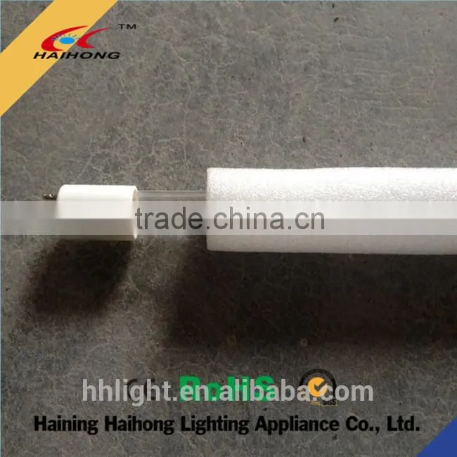 double-ended 185nm 254nm T5 quartz glass uv germicidal lamp