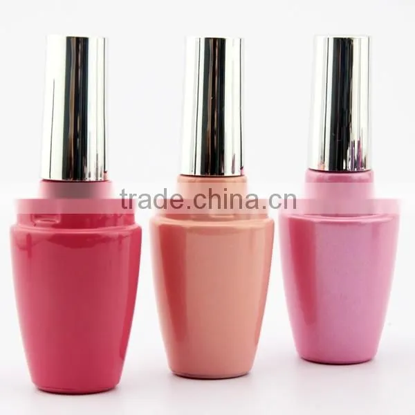 ice cream shape glass bottle for gel nail polish packing