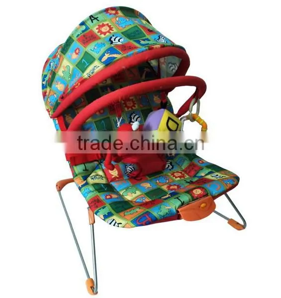 adjustable light weighted musical baby bouncer with lovely toys