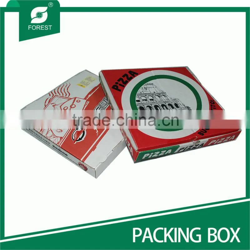 COLOR PRINTED PIZZA PACKING BOX