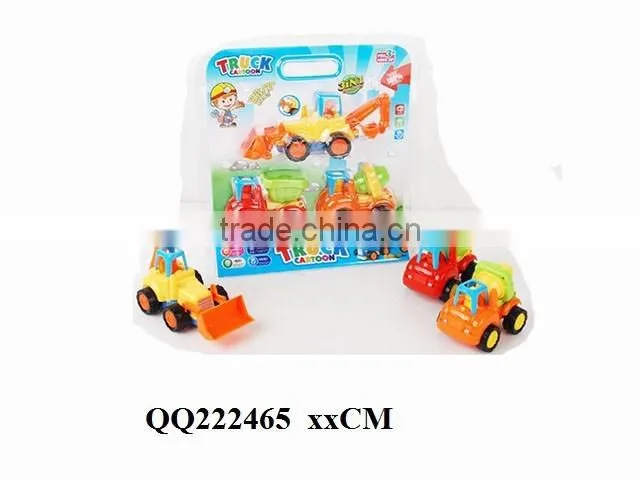 4PCS kids Friction farmer car with bulldozer ,friction car for kids