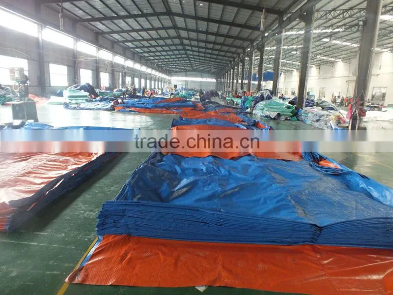 plastic raw material tarpaulin PP sliver/blue plastic sheet triangle plastic waterproof anti-aging antioxidant factory sell