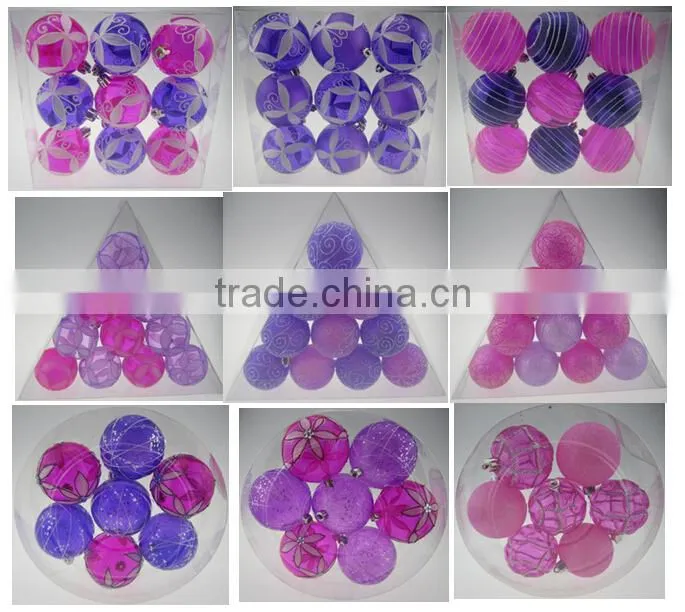 Coffee Decorative Plastic Plain Christmas Ball