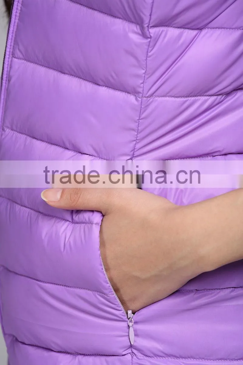 women's winter padded latest waistcoat for women Design
