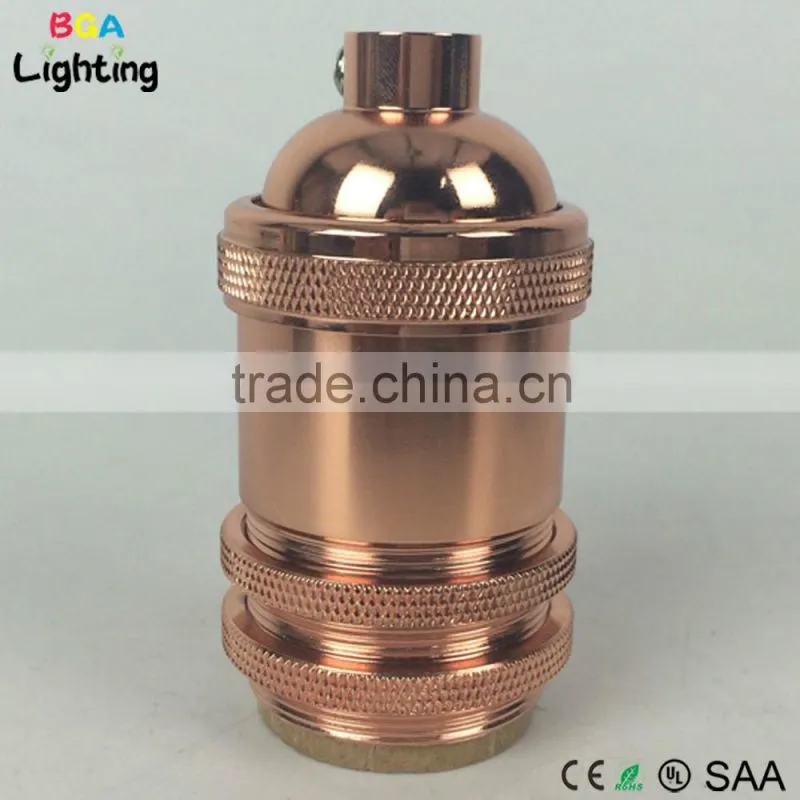 E27 Vintage Brass Pendant Lamp Socket For Pendant Lamp Cord Set