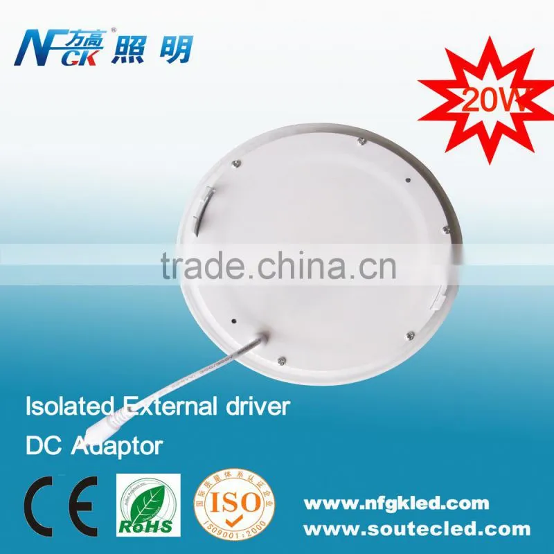 Top sell SMD2835 20W Recessed LED Ceiling Panel Light