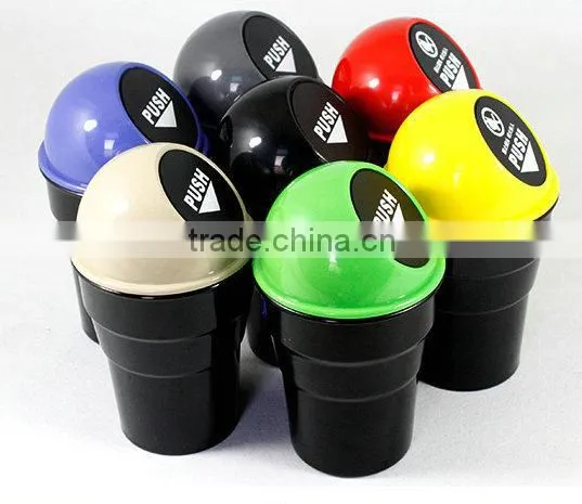 Plastic car trash mini bin