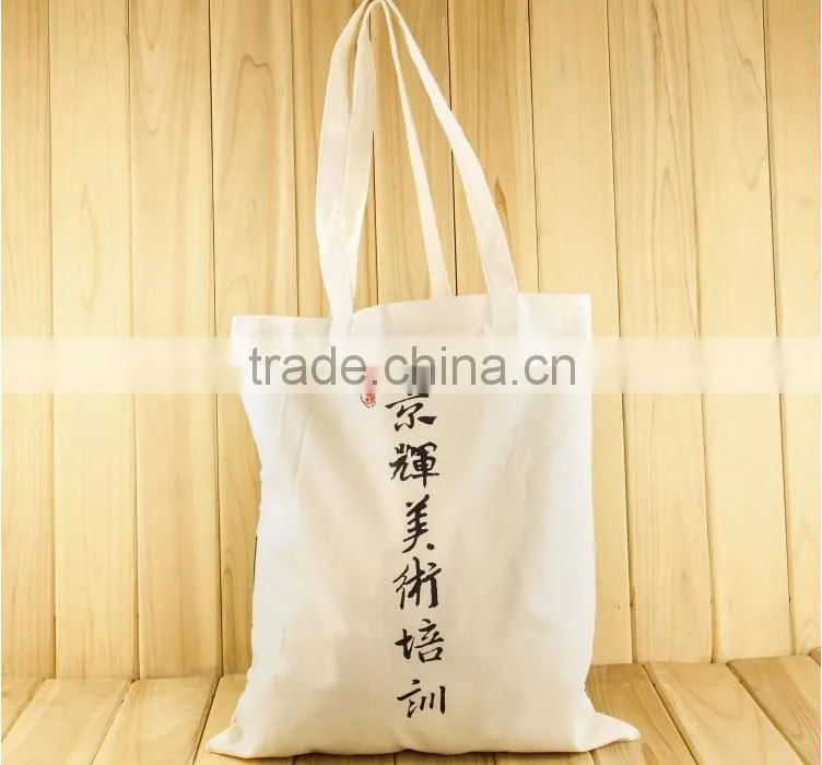 cotton fabric Material handle Style handmade canvas bag