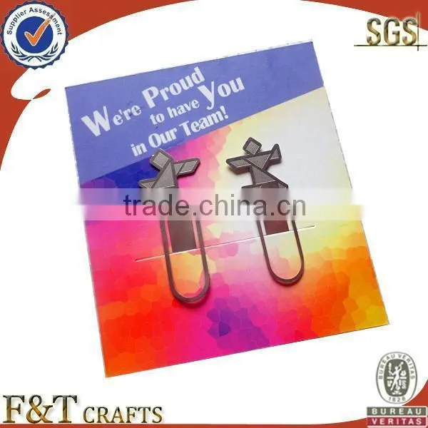 High quality hot sales paper bookmark/custom bookmark/gift bookmark