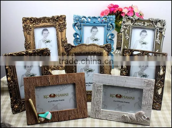 Wall decor polyresin hot sale photo picture frames