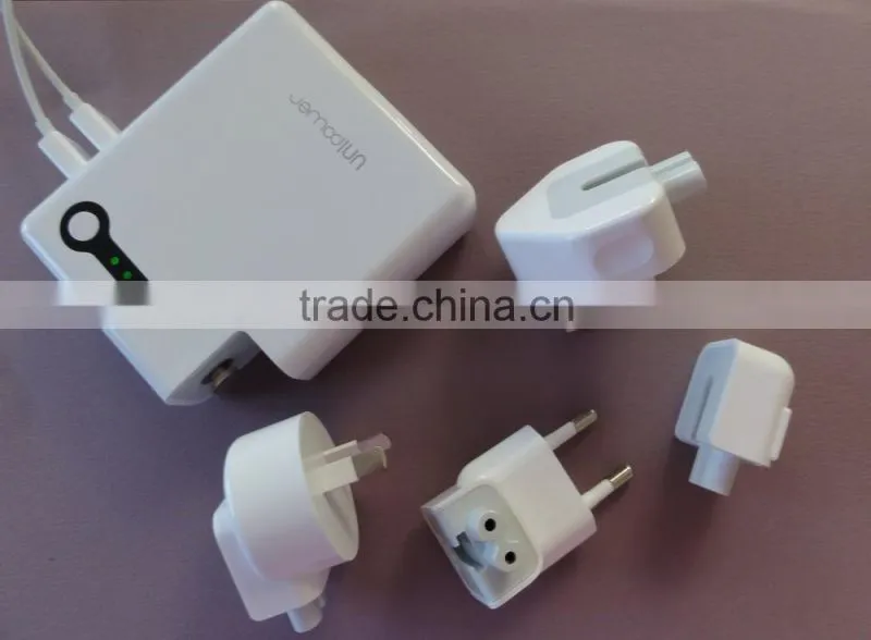 Universal Wall Charger with Battery Power bank AC plug travel charger HY-UP015 adapter
