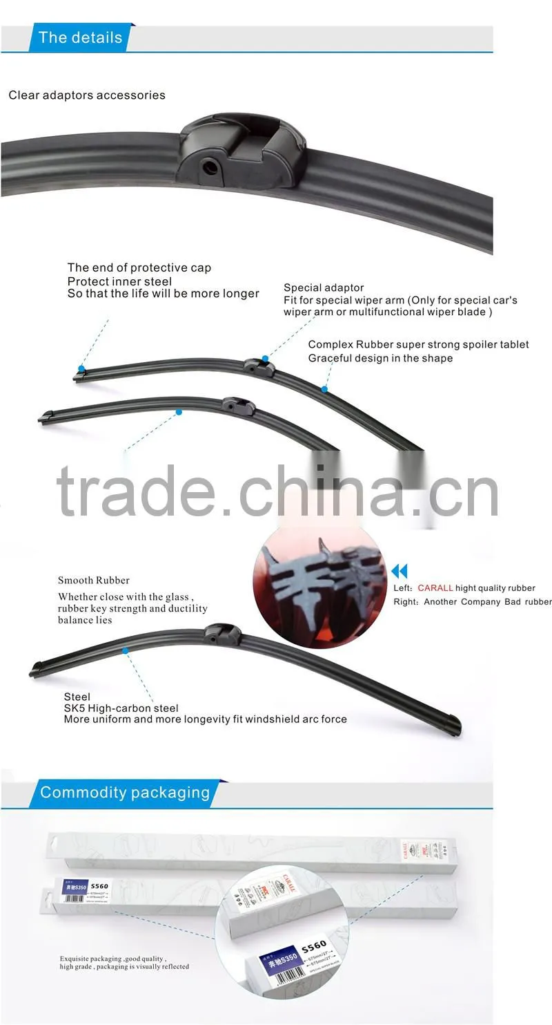 S561 E Class Side Pin 5x22mm Wiper Arm Automotive Parts Rubber Refill Windscreen Soft Wiper Blade