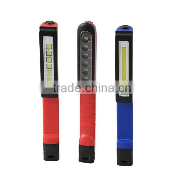 New LED work light pen shape pocket flashlight with magnet