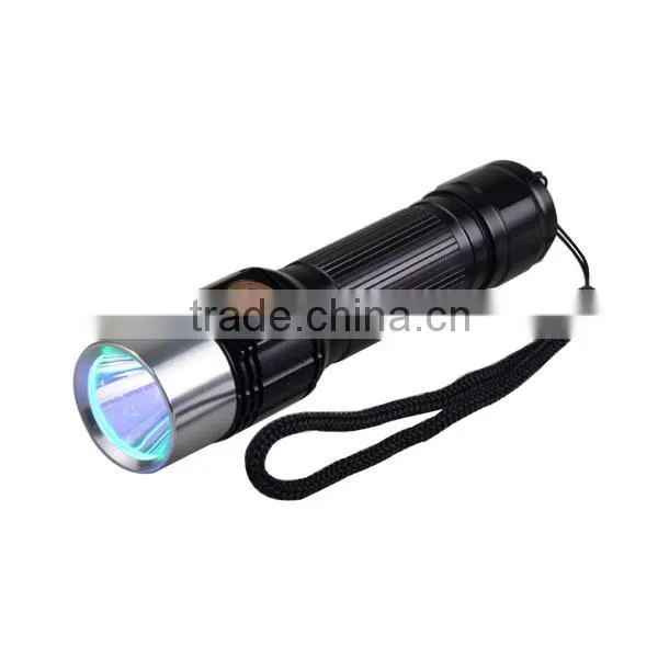 Rechargeable Ultraviolet Blacklight Flashlight High Power LED Inspection Lights
