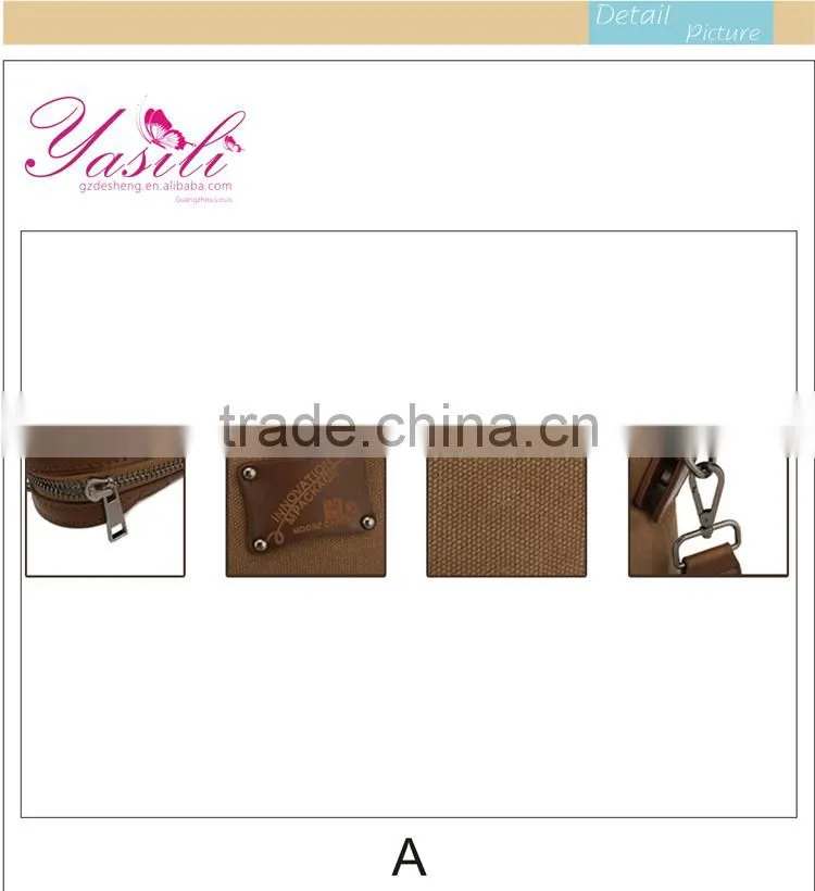 High quality!!!2013 new model England style handbag,Promotional Shoulder Casual Canvas Shopping Bag for man in Guangzhou