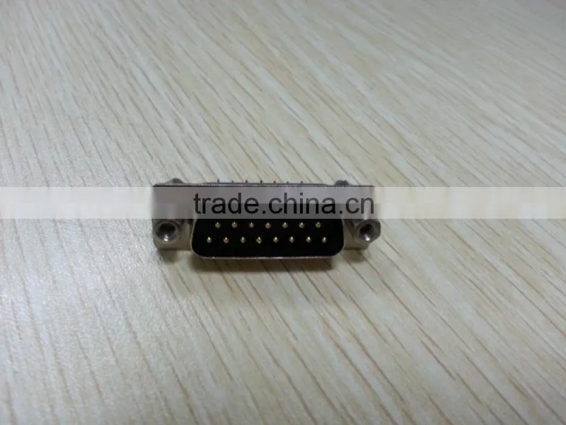 2016 Professional Manufacturer of D-SUB 15P Male Vertical plug Connector
