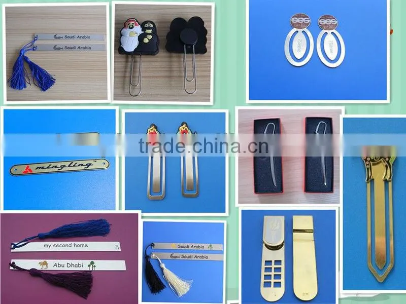 UAE falcon design metal paper clip bookmarks