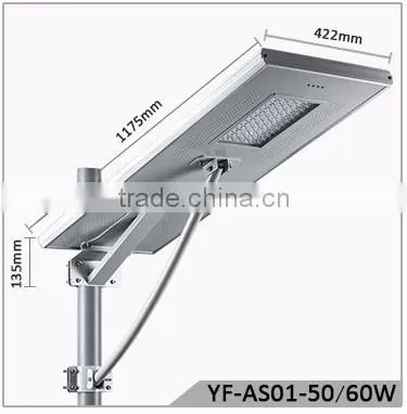 YANGFA Smart sensors solar pv led street light AS01 30W